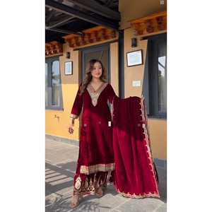 Conjunto de traje para mujer con parte inferior y parte superior completamente cosidos, ideal para fiestas. - Product Image 6