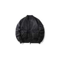 Blouson Bomber Homme en Polyester – Élégant et Moderne, Col Montant, Idéal Hiver, Sport, Jogging, Décontracté, Confortable, Logo Frontal, Service Direct
