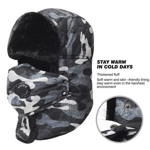 Dernière conception de cagoule imprimée en gros, cache-visage, couvre-tête pour moto et cyclisme, cagoule tricotée thermoréactive - Product Image 3