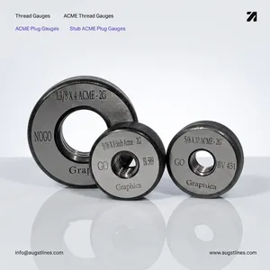 Jauges d'anneaux filetées ACME 2C/3C/4C, jauges ACME GO/NOGO, méthode de contrôle de la filetage Pass/Fail, fournisseur ISO d'usine - Product Image 5