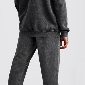 Chándales Unisex Personalizados de Alta Calidad con Lavado Ácido, Estilo Urbano, Hombros Caídos, Ecológicos, Tallas Grandes, OEM - Product Image 6