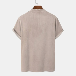 เสื้อยืดผู้ชายคอตตอน 100% ขายส่ง คุณภาพพรีเมียม สตรีทแวร์ ลายเรียบ เสื้อยืดผู้ชาย - Product Image 2