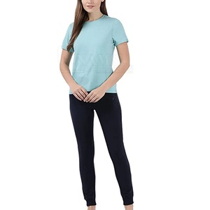 Camiseta de Algodón 100% Personalizada al por Mayor con el Logotipo de su Marca, Camiseta Lisa para Mujer, Camisetas Casuales para Mujer - Product Image 4