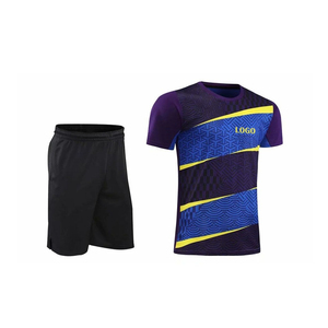 Conjunto de Uniforme de Tenis Corto Transpirable de Alta Calidad para Hombre, Logotipo Delantero y Trasero, 100% Poliéster, Secado Rápido, Anti-UV, Color Personalizado - Product Image 4