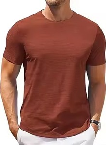 T-shirts d'été pour hommes en toile 100 % coton de haute qualité, noirs, style tendance, couleur unie, grandes tailles, coupe oversize, anti-boulochage, col rond, devant uni - Product Image 4