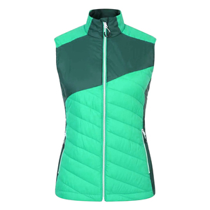Chaleco acolchado OEM para mujer, chaleco cálido de invierno con bolsillos, ligero, con cuello alto y cremallera, sin mangas. - Product Image 5