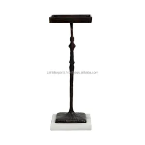 Luxury Handmade Modern <b>Square</b> Console Table Gold Finish Aluminium Base Living Room Decor Top <b>Frame</b> Zahid Exports - Product Image 1