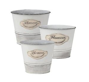Jardinière ronde galvanisée avec base profonde, idéale pour la culture de légumes, d'herbes et pour la décoration intérieure - Product Image 6