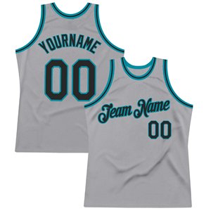 Maillot de basket-ball gris personnalisé, nom de l'équipe, numéro imprimé, maillot sans manches en maille unisexe pour adulte, respirant - Product Image 4