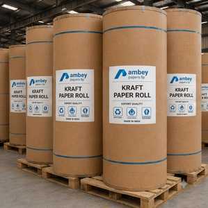 Hojas de Papel Kraft Acanalado Premium con Alta Resistencia al Desgarro, 40-80 GSM, para Embalaje, Envoltura y Uso Industrial - Product Image 3