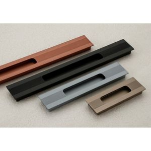 Tiradores Modernos de Aluminio para Muebles, Armarios, Puertas, Cajones, Duraderos, Fácil Instalación, Ajustables, para Exteriores y Hoteles - Product Image 4