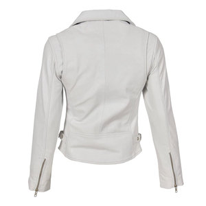 Vestes en cuir pour femmes de qualité supérieure, élégantes et personnalisées, nouvelle collection, veste en cuir zippée pour femmes pour la vente en ligne - Product Image 2