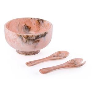 Tazón de Ensalada Ecológico de Resina para Cocina y Mesa, Cuchara de Ensalada de Poliresina Segura para Alimentos, Platos para Servir, Vajilla, Tazón de Frutas de Resina - Product Image 2