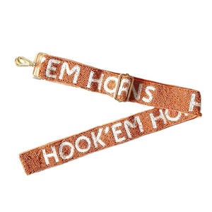 Sangles de sac à perles de rocaille à crochet à cornes réglables Sangle de sac à main perlée de forme et de conception personnalisées Accessoires de mode - Product Image 1