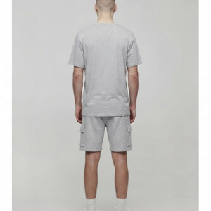 Conjunto de Sudadera con Capucha y Pantalones Cortos Deportivos de Algodón Preencogido para Hombre, Estilo Urbano, Personalizable, 2 Piezas, para Verano - Product Image 5