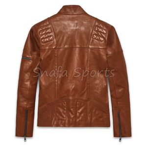 Modern Slim Fit Men Leather Jacket Premium Warm Men Winter Leather Jacket Sleek Fashion Outerwear Style - Product Image 6