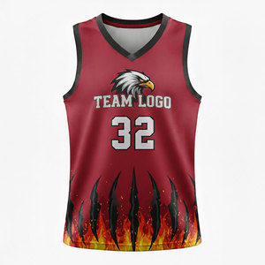 Ensemble d'uniformes de basketball d'été personnalisés pour hommes, respirant, séchage rapide, maillot et short en polyester, impression numérique, nom d'équipe uni, OEM - Product Image 1