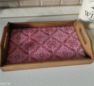 ถาดเสิร์ฟไม้ทำมือคุณภาพสูงสำหรับใช้ในบ้านและร้านอาหารจากอินเดีย - Product Image 4