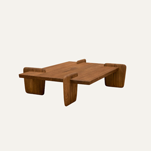 Mesa de Centro Moderna de Madera Sólida para Sala de Estar - Product Image 2