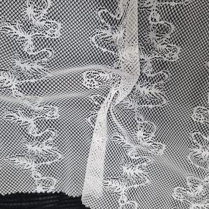 Tela de Encaje Elástica Ornamental de 147 cm, Encaje de Nailon y Spandex con Diseño Arabesco para Lencería y Moda - Product Image 5