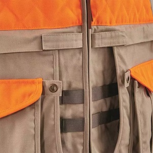 Gilet de chasse multifonctionnel pour terrains accidentés, orange, taille personnalisée, durable, unisexe, pour la chasse en montagne - Product Image 3
