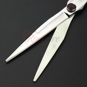 Latest Dragon Handle Stainless Steel Blade <b>Left</b>-<b>Handed</b> Foldable Barber <b>Scissors</b> Customized Color Low Price for Sale - Product Image 5