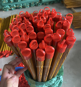 Vietnam 2-en-1 Portable PVC Enduit Eucalyptus Bois Léger Durable Écologique Balai Poignées Mop Stick pour La Maison Commercial - Product Image 5