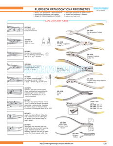 Alicates Aderer, Alicates para Doblar Alambre, Alicates de Ortodoncia - Product Image 5