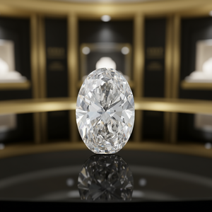 Diamant non monté certifié IGI 5.05 ovale VVS2, diamant cultivé neuf - Product Image 3