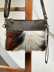 Pelo elegante de las mujeres en cuero de piel nueva llegada bolso Sling Bag monedero compras gran oferta elegante bolso de piel de vaca - Product Image 2