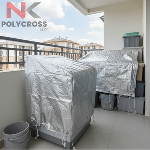 Lámina de Polietileno Antipolvo para el Hogar, Transparente, para Renovaciones, de Fácil Visibilidad y Flexible - Product Image 2