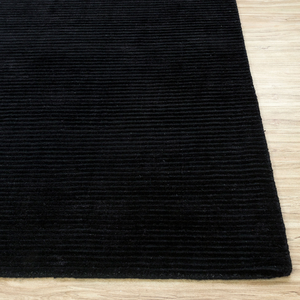 Tapis rectangulaire fait main en laine et viscose, tissé à la main, tapis de sol texturé doux de qualité supérieure, tapis décoratif pour la maison - Product Image 3