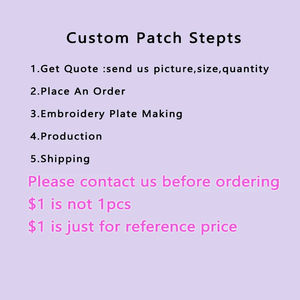 Patchs thermocollants en jean personnalisés avec broderie, logo, pour équipe, groupe, DIY, à crocheter ou à coller, pour vêtements, vestes, chapeaux - Product Image 5