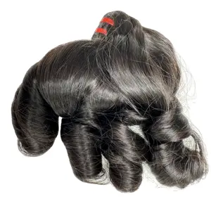 वियतनाम निर्यात उत्पाद मानव बाल एक्सटेंशन बाने घुंघराले बाल वर्जिन बाल एक्सटेंशन