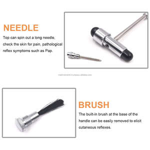 Marteau de réflexe de Buck, outil de diagnostic neurologique manuel avec brosse à aiguilles, certifié CE ISO, OEM ODM, meilleur fournisseur - Product Image 6