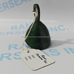 Campanas Decorativas Colgantes de Latón Grabado, Campana de Templo Moderna y Tradicional Ecológica para Decoración de Puertas y Paredes del Hogar, Meditación y Yoga - Product Image 2