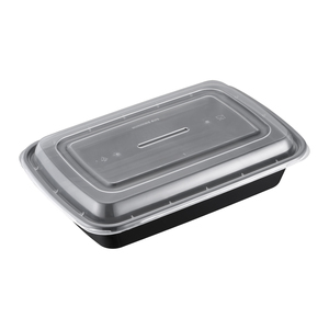 38oz rectangular <b>lunch</b> container Microwaveable food storage set Bento <b>box</b> with lid 150 <b>pack</b> meal prep container - Product Image 1
