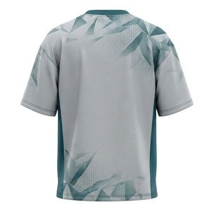 T-shirt de sport tricoté surdimensionné pour homme – Confortable, respirant, séchage rapide – Idéal pour la course, l'entraînement et le fitness - Product Image 2