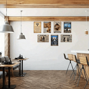 CIFbuy Targa Vintage Divertente in Alluminio 8x12 Pollici TikTok per Servizio Ritiro Temu, Arte in Metallo 20.3x30.5cm - Product Image 3