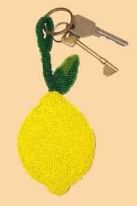 Premium Handmade Embroidered Beaded <b>Keychain</b> with Elegant Designer Finish Decorative Floral Beaded Embroidery <b>Keychain</b> Handmade - Product Image 3