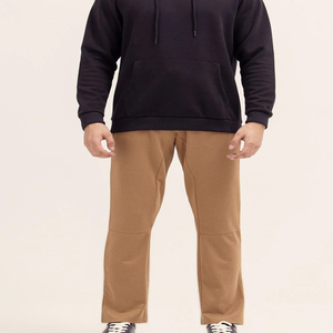 Sudadera con Capucha Lisa para Hombre, Estilo Hip Hop, Casual, de Color Sólido, al por Mayor en Grandes Cantidades - Product Image 4