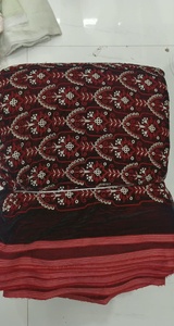 Tissu de créateur en velours à texture douce 9000 avec 44 motifs brodés, finition brillante pour robe de soirée de luxe - Product Image 5