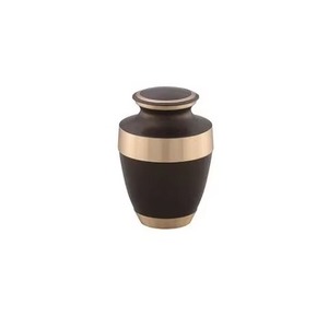 Elegant Polished Aluminum Cremation Urn Human Ashes Holder Premium Funeral Jar Decorative <b>Memorial</b> <b>Box</b> Supplier India - Product Image 3