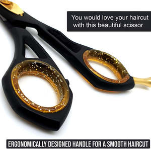 Tijeras de Peluquería Profesionales para Adelgazar el Cabello, Tijeras de Corte Clásicas Japonesas de Acero Inoxidable 440C, Precio al por Mayor, ANAAIF - Product Image 5