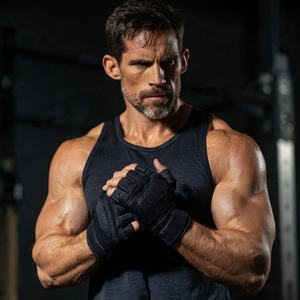 Guantes de Neopreno para Levantamiento de Pesas, Soporte para Muñeca, Guantes de Entrenamiento de Neopreno Resistentes, Guantes de Medio Dedo para Dominadas, Unisex - Product Image 6