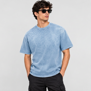 Camiseta Extra Grande Personalizada para Hombre, 100% Algodón, Estilo Vintage Lavado, Streetwear con Gráfico de Diamantes de Imitación, Hombros Caídos, Corte Casual - Product Image 4