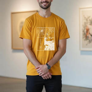 T-shirts pour hommes en coton 100% respirant, écologiques, à col rond, à manches courtes, coupe classique, de haute qualité, fabriqués sur mesure, en vente en ligne - Product Image 5