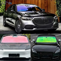 Autocollant de fenêtre de voiture caméléon, film de protection solaire pour pare-brise 78% VLT, film teinté pour fenêtre, protection UV 99%, accessoires de voiture