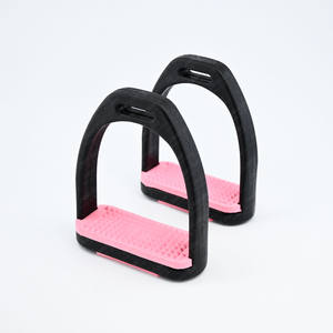 Estribos para montar a caballo de último diseño, estribos duraderos de seguridad para caballos para estudiantes, programas de equitación de silla de montar del oeste inglés - Product Image 1