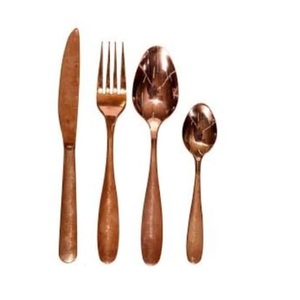 Ensemble de couverts en métal pour la restauration, usage hôtelier et de restaurant, vaisselle de table pour la maison, l'hôtel et le restaurant, look royal - Product Image 1